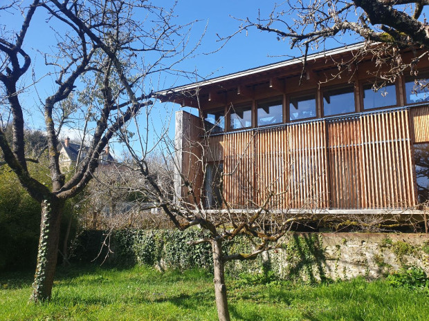 Maison de J-C. Liddell, réalisée par l'Atelier RVL, à Vouvray (Indre-et-Loire)