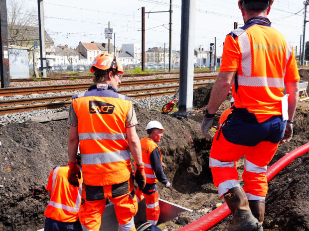 Travaux gare de Tours suite incendie 29 mars