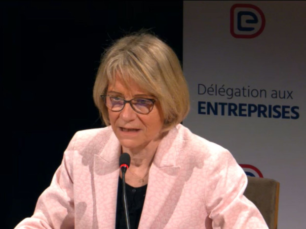 Véronique Louwagie, ministre déléguée chargée du Commerce, de l'Artisanat et des PME