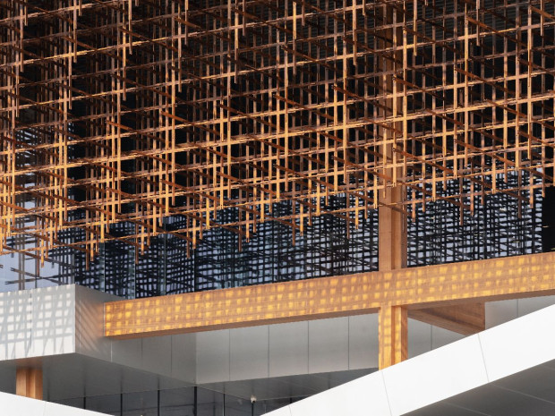 Façade extérieure du centre culturel de Chengdu