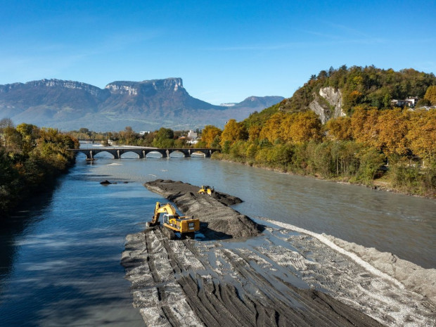 Confortement digues de l'Isère, Savoie