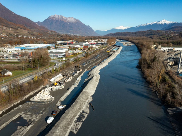 Confortement digues de l'Isère, Savoie