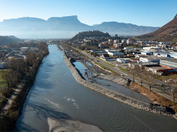 Confortement digues de l'Isère, Savoie