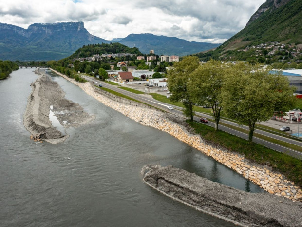 Confortement digues de l'Isère, Savoie