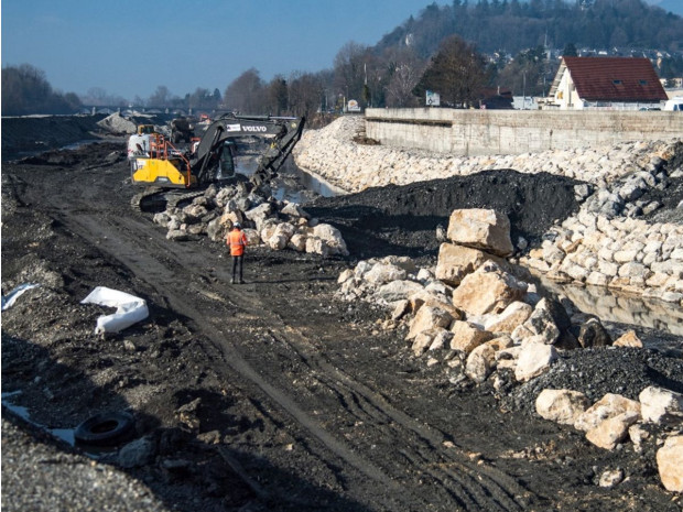 Confortement digues de l'Isère, Savoie