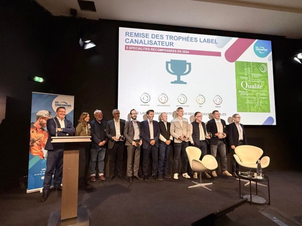Remise des Trophées label Canalisateurs, AG des Canalisateurs, 27 mai 2025