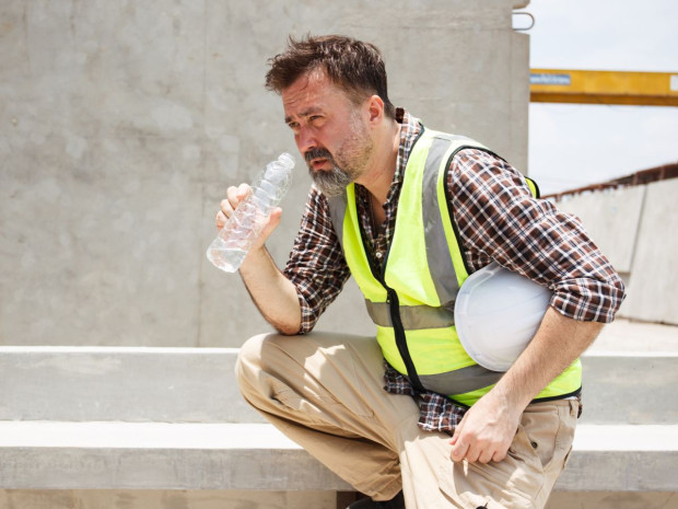 Canicule sur chantier