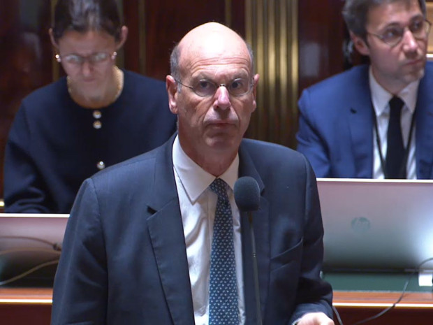 Eric Lombard, ministre de l'Economie, le 4 juin 2025 au Sénat. 