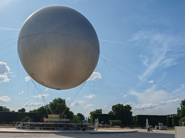 La vasque olympique réinstallée au jardin des ...