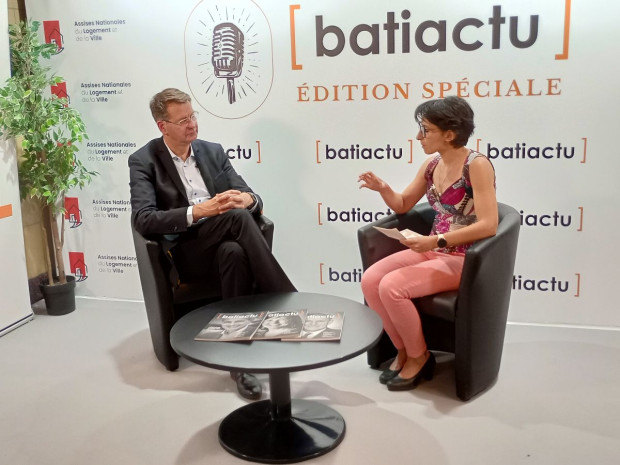 Patrice Vergriete sur le plateau de l'Edition spéciale de Batiactu