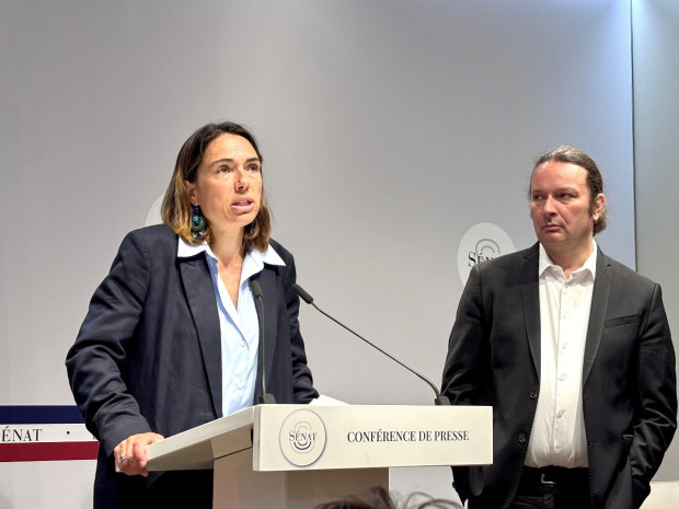 Christine Lavarde sénatrice LR des Hauts-de Seine et Pierre Barros, sénateur communiste du Val d'Oise ont présenté le 3 juillet 2025 les recommandations de la commission d'enquête du Sénat sur les missions de sagences de l'Etat. 