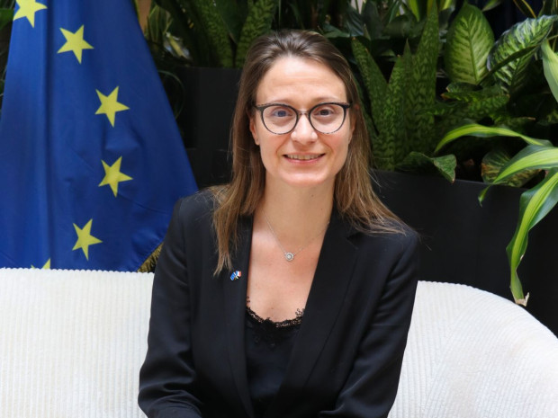 Jessica Larsson, cheffe de la représentation de la Commission européenne en France,