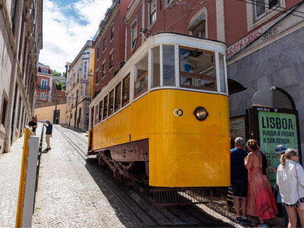 Funiculaire de Gloria, à Lisbonne
