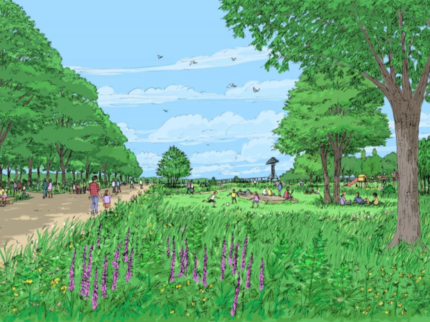 Sur l'île de Nantes, un grand parc pour se ...
