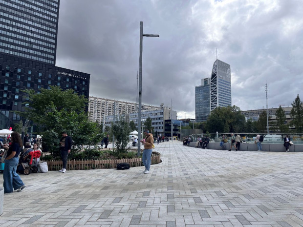 Inauguration Place Béraudier gare Part-Dieu Lyon en septembre 2025