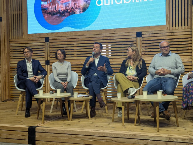 Lancement de l'association Stop fraudes, aux Rénodays, le 8 octobre 2025.