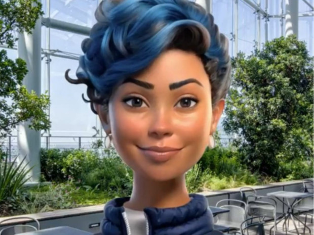 Avatar Mia créé par Intelligence artificielle pour Saint-Gobain