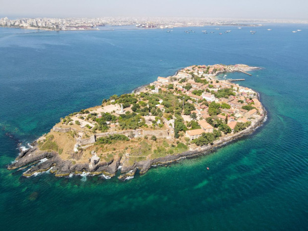 L'île de Gorée, au large de Dakar