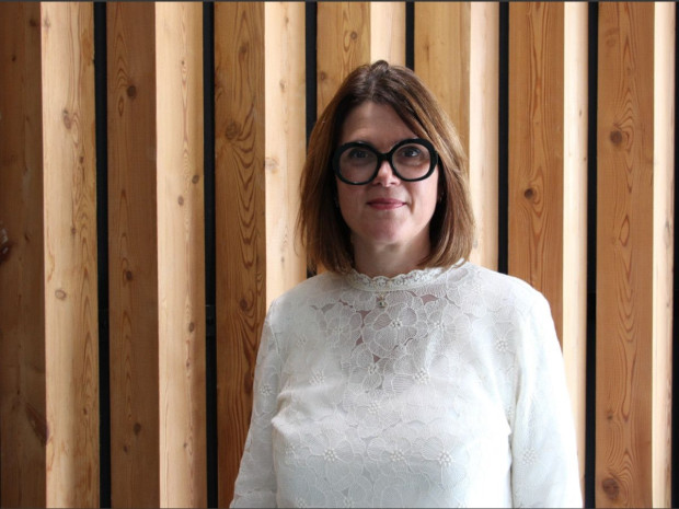 Hélène Bourcier, la présidente de la Fédération française du bâtiment (FFB)  44