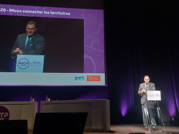 Philippe Tabarot, aux RNTP 2025, à Orléans.