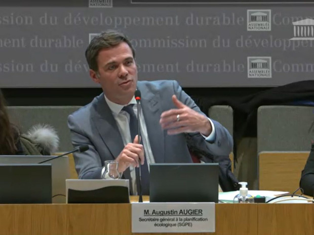 Augustin Augier, SGPE, audité le 19 novembre 2025 en Commission du développement durable de l'Assemblée nationale. Augustin Augier, SGPE, audité le 19 novembre 2025 en Commission du développement durable de l'Assemblée nationale.