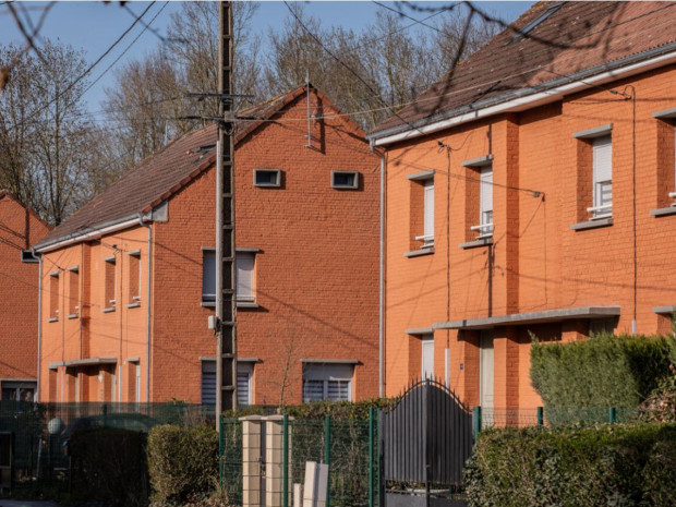 Cité minière de Raismes dans le Nord