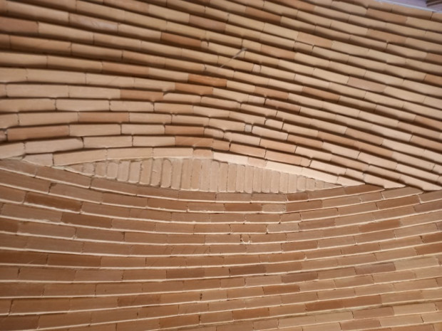 Voûte de la halte-garderie du Val d'Aran, à Colomiers