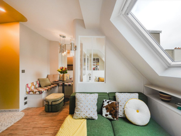 Le studio sous les toits