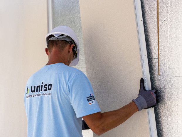Pose d'isolant Uniso