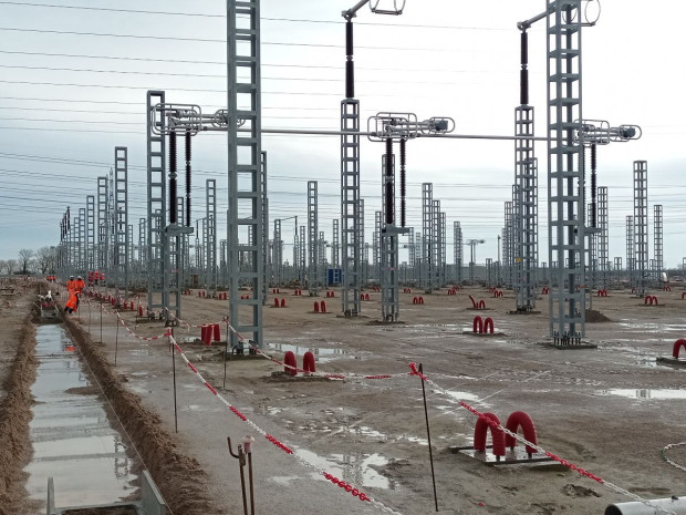 Chantier de poste &eacute;lectrique Flandre Maritime