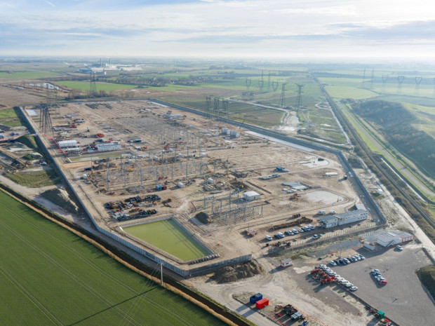 Chantier de poste &eacute;lectrique Flandre Maritime