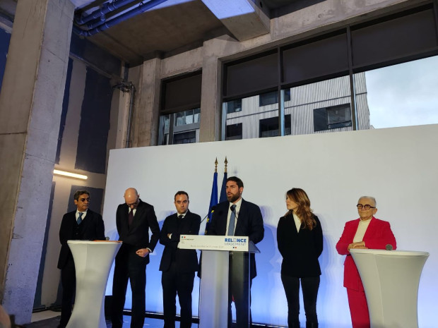 Annonce par le gouvernement de l'objectif Annonce par le gouvernement de l'objectif "2 millions de logements en 2030", le 23 janvier 2026 à Rosny-sous-Bois.