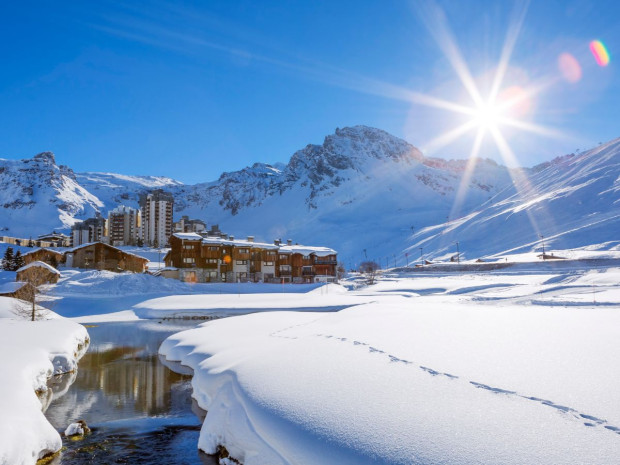 Une station des Alpes françaises Une station des Alpes françaises