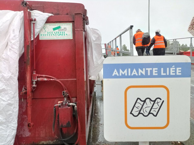 D&eacute;chets d'amiante