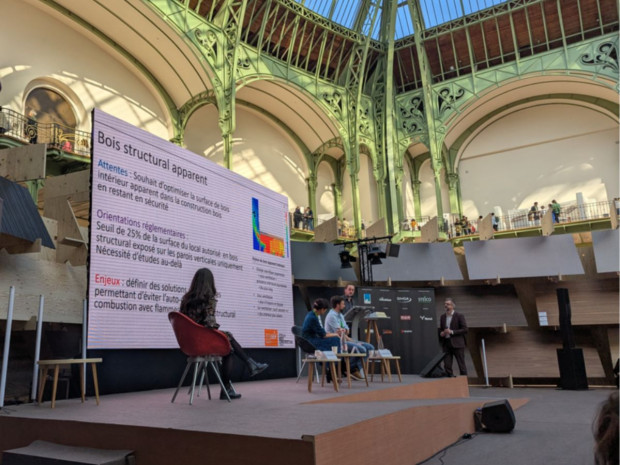 Conf&eacute;rence au Forum bois construction, le 26 f&eacute;vrier 2026.