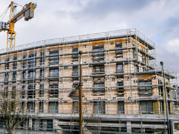 Le chantier de la r&eacute;sidence Sequoia &agrave; Sceaux