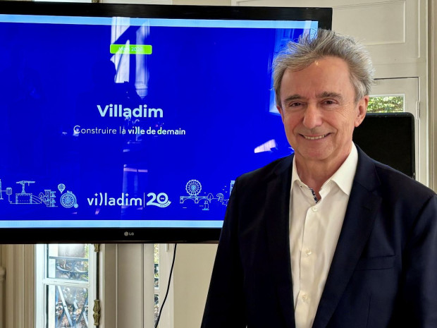 Dominique Lavall&eacute;e, pr&eacute;sident fondateur du groupe Villadim