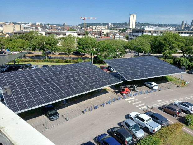 Solarisation parking