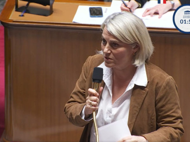 St&eacute;phanie Rist, ministre de la Sant&eacute;, des Familles, de l'Autonomie et des Personnes handicap&eacute;es de France.