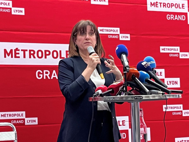 V&eacute;ronique Sarselli, nouvelle pr&eacute;sidente de la m&eacute;tropole de Lyon