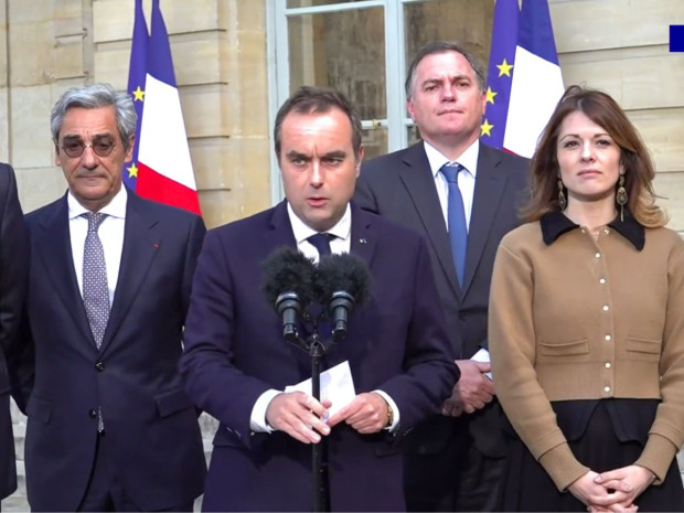 Prise de parole du premier ministre, S&eacute;bastien Lecornu, le 21 avril 2026, au sujet de la crise &eacute;nerg&eacute;tique.
