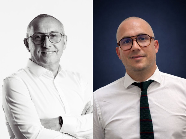 Fr&eacute;d&eacute;ric Beaumont, directeur ex&eacute;cutif commercial Bacacier by Kingspan, et Celien Terrin, directeur commercial Kingspan Light + Air France