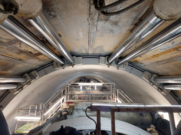 Visite du chantier du lot 17-3 du Grand Paris express