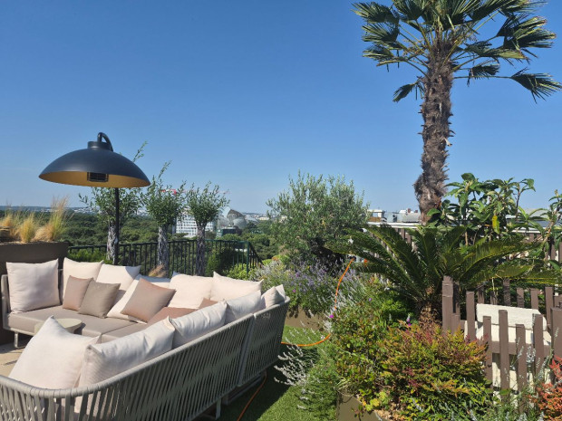 Toiture terrasse boulevard Maillot, Neuilly-sur-Seine
