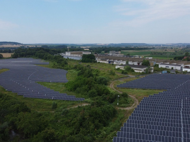 Centrale PV &agrave; Descartes, Indre-et-Loire