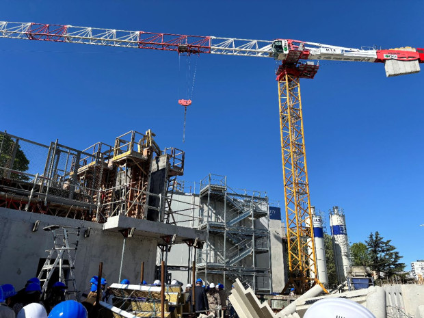 Chantier de construction de logements à Bondy Chantier de construction de logements à Bondy