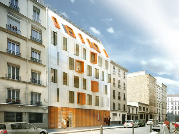 Logement social &agrave; &eacute;nergie positive dans Paris