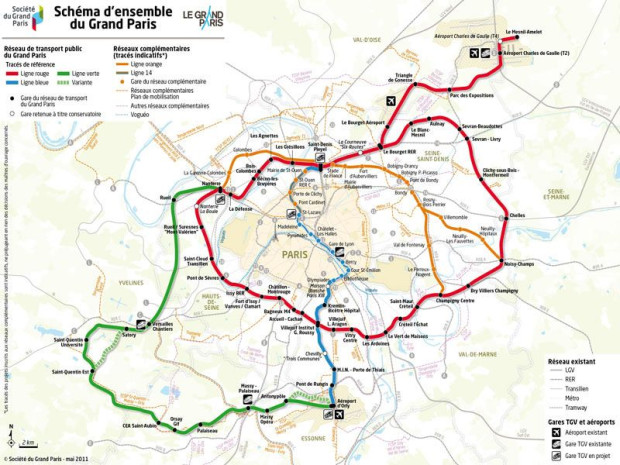 Sch&eacute;ma grand paris 