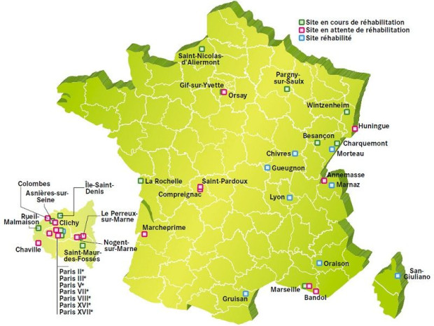 Andra sites pollu&eacute;s