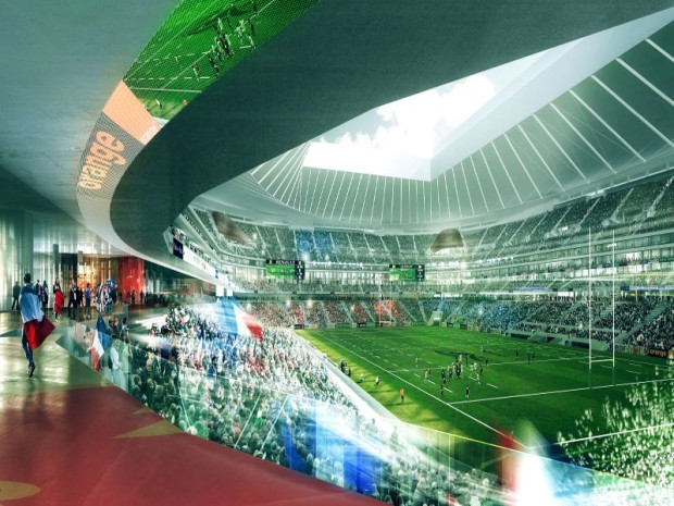 Grand stade de rugby &agrave; Ris-Orangis